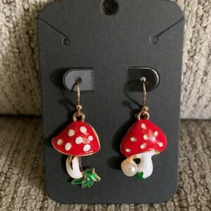 Mushroom earrings